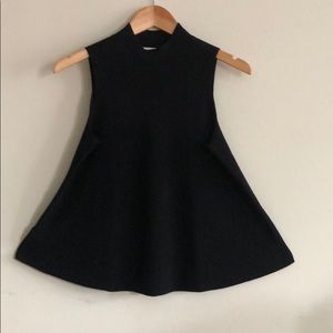 Loft ... Small, black sleeveless top, turtleneck..(2)